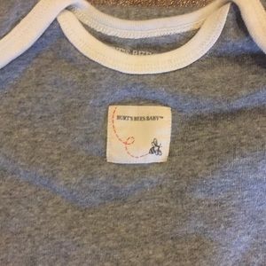 Burt's Bees Baby Pajamas - Burt Bees grey layette with cap Burt's Bees Baby Pajamas - Burt Bees grey layette with cap
